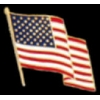USA WAVEY FLAG UNITED STATES AMERICAN FLAG PIN DX